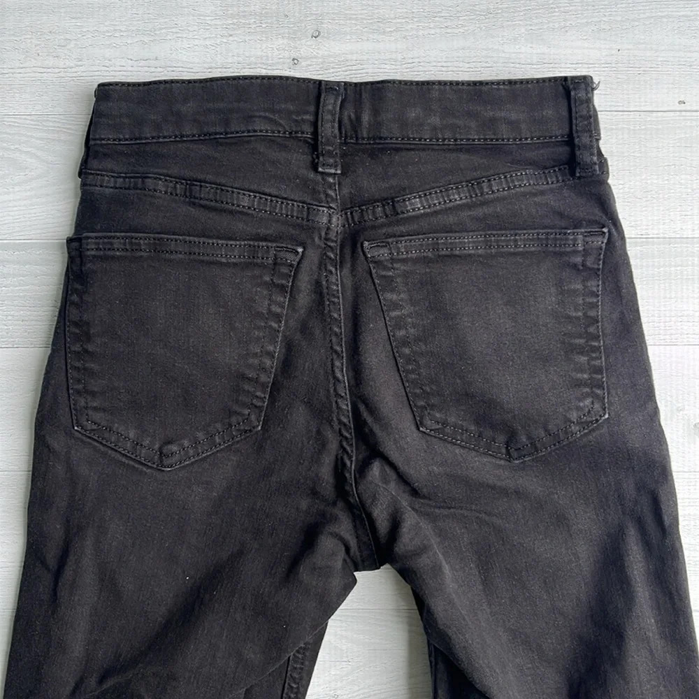 Topshop Jamie Moto/Petite Black Denim Skinny Jeans Size W26 L28 - Picture 4 of 5